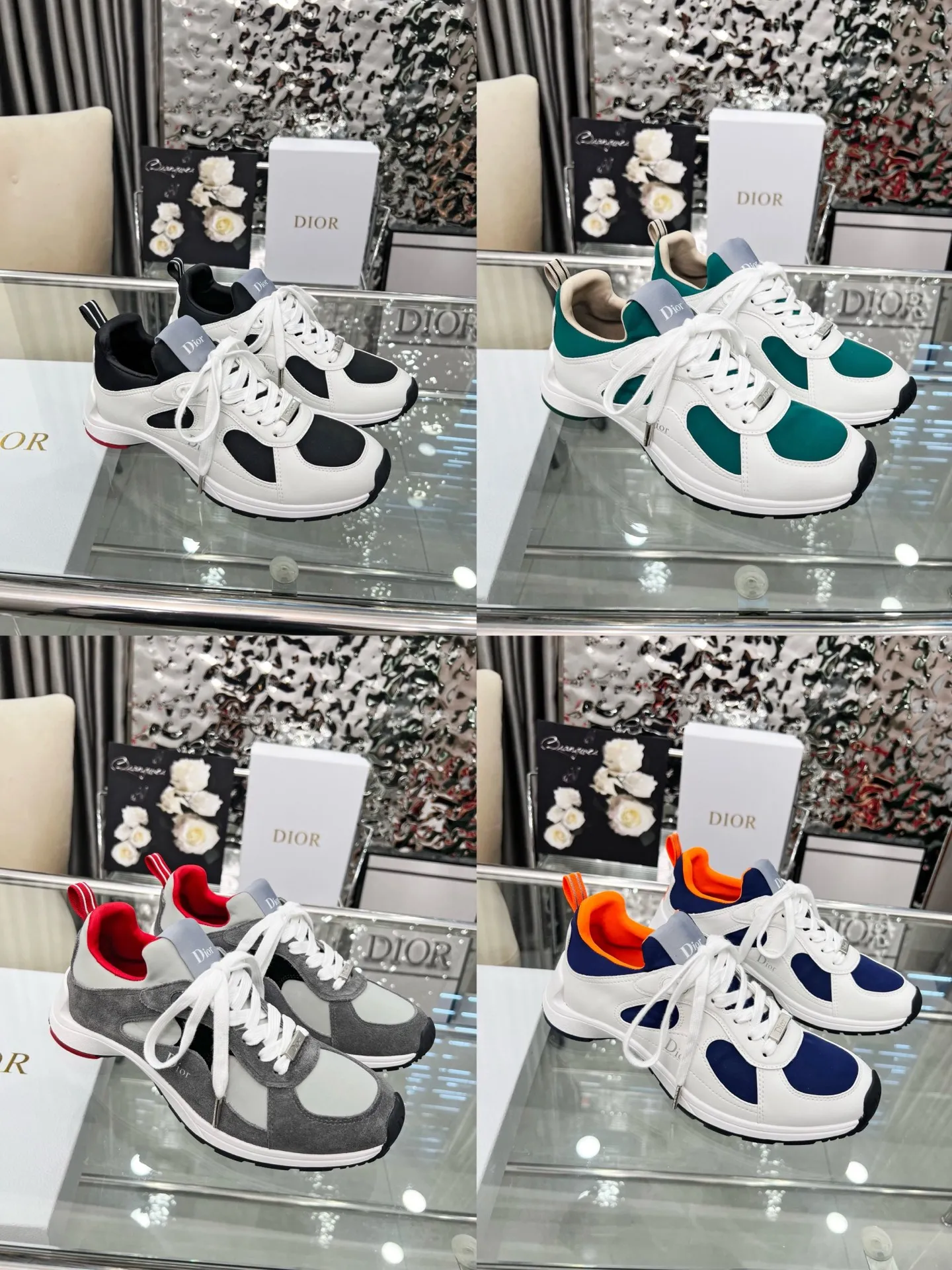 [Dior Dior] P: 560💰Men's model will be released first♺Size: 40-44 (45.46 custom-made) (women's model is being printed) The latest Star series of the 2025 new Dior Dior show, this Dior Star dad sneaker is a new product in the fall of 2025, enriching the classic series with fashionable retro style. Carefully crafted, these Dad Shoes style shoes can be paired with casual looks all year round and follow the trend of the retro market. The Dior logo on the tongue also indicates that this pair of shoes is the B30 model! B30 uses fine-textured leather and mesh cloth materials to form a shoe body. There are conspicuous letters CD on both sides of the shoe body to indicate identity. The multiple lines on the shoe body outline the details, making the shoes look less monotonous and full of retro three-dimensionality! Color: four colors